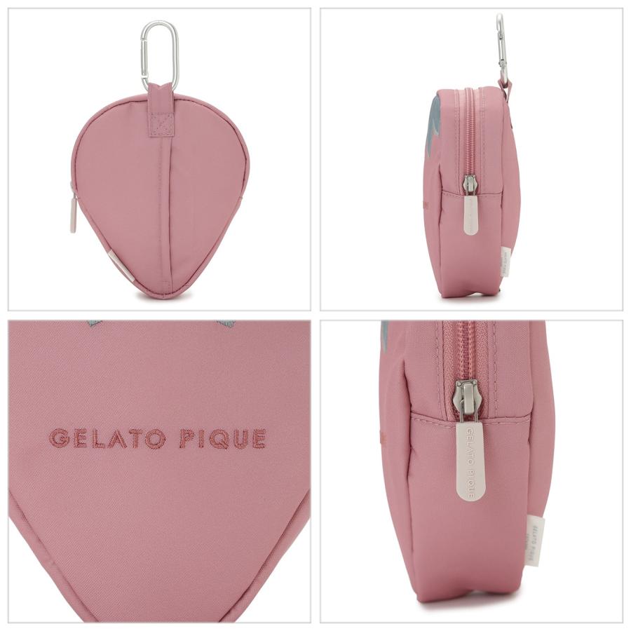 gelato pique（ジェラートピケ） CAT&DOG ストロベリーマナーポーチ
