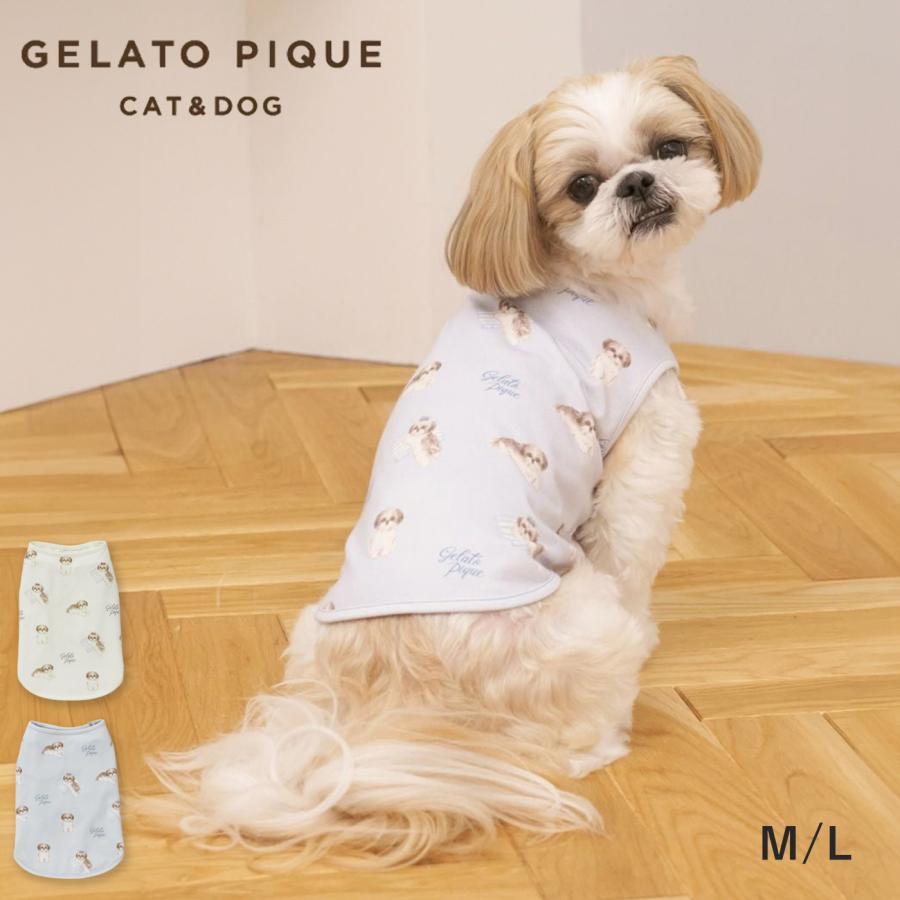 【新品タグ付き】GELATO PIQUE ルームウェアセット シーズー gelato pique（ジェラートピケ） CAT&DOG シーズー柄プルオーバー