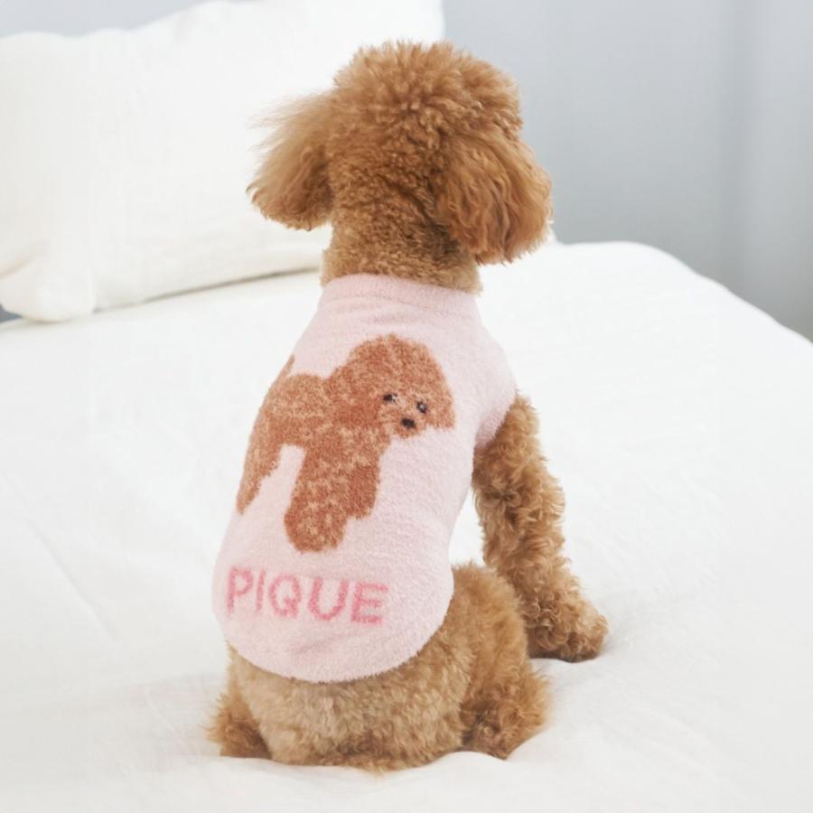 GELATO PIQUE 犬刺繍 ニット ルームウェア gelato pique ジェラート