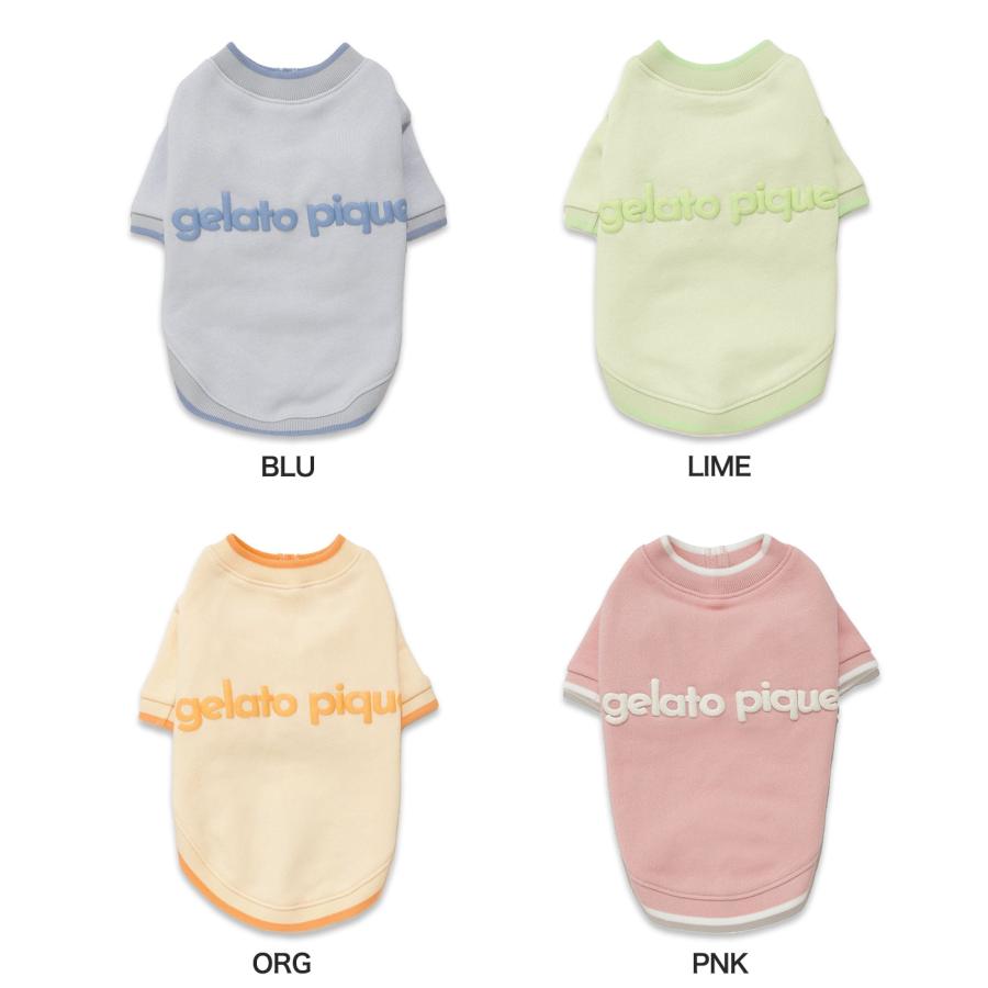 gelato pique（ジェラートピケ） CAT&DOG ロゴプリント裏毛プル