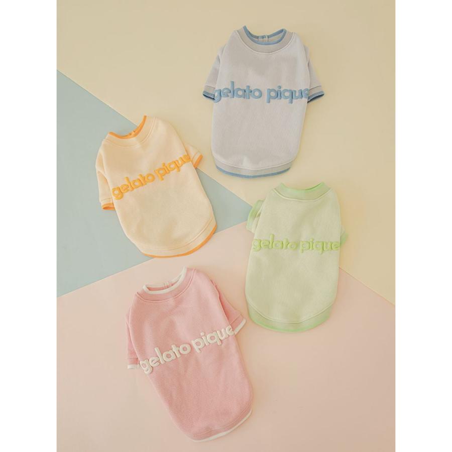 gelato pique（ジェラートピケ） SALE20%OFF CAT&DOG ロゴプリント裏毛