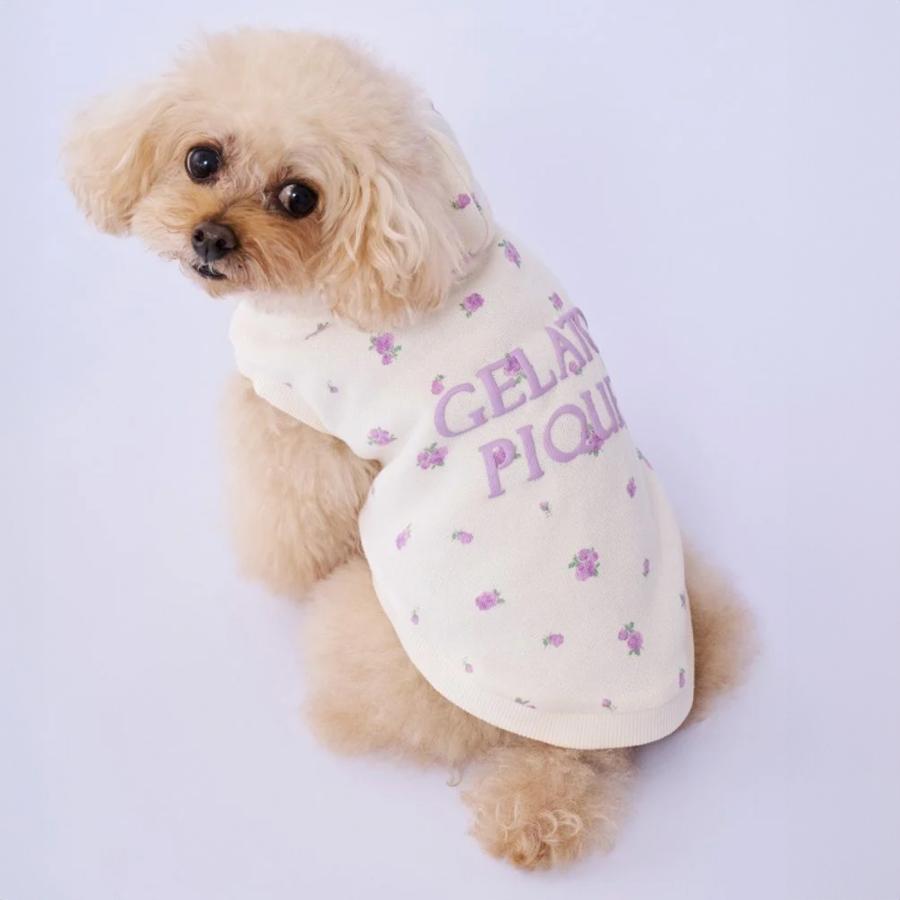 gelato pique（ジェラートピケ） gelato pique CAT&DOG フラワー柄裏毛