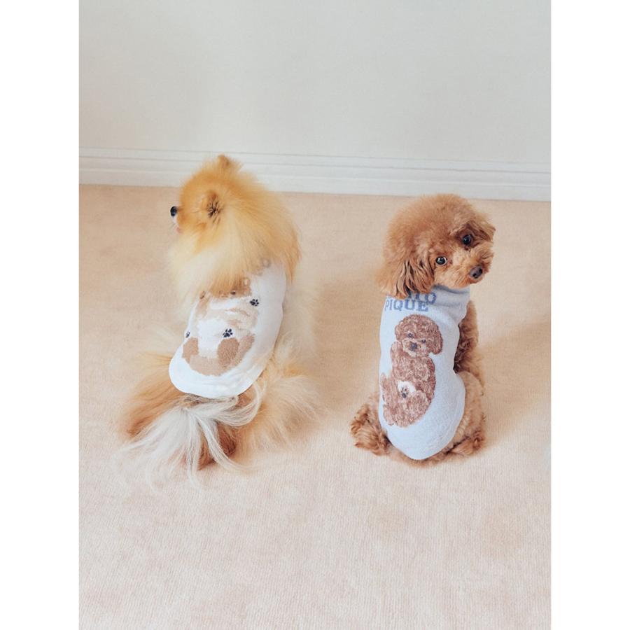gelato pique（ジェラートピケ） CAT&DOG ドッグジャガードプル