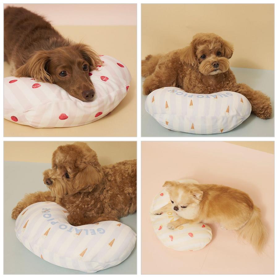 【新品タグ付き】gelato pique ビジョンフリーゼ 犬 枕カバー gelato pique（ジェラートピケ） CAT&DOG 接触冷感 Coolingピロー
