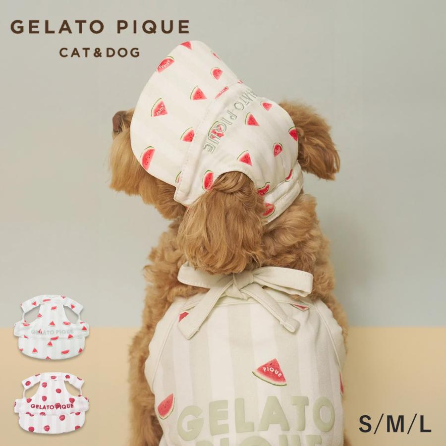 gelato pique（ジェラートピケ） CAT&DOG ソフトサンバイザー