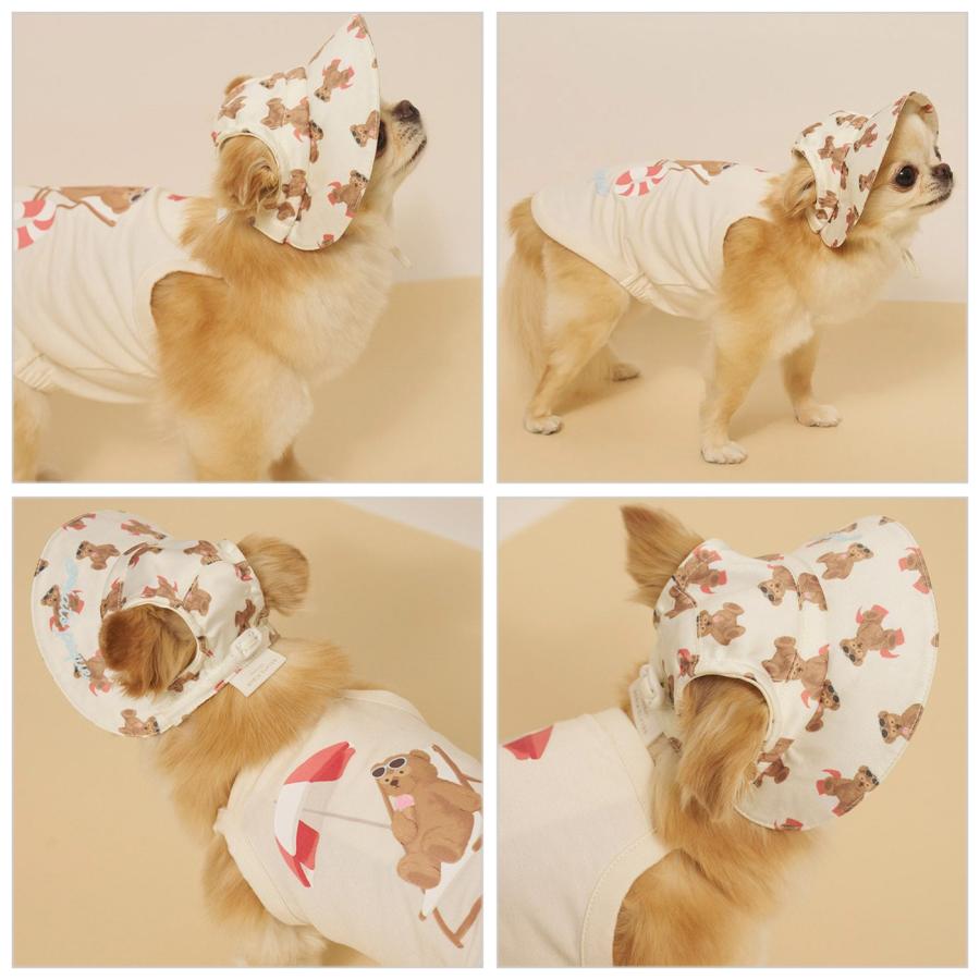 gelato pique（ジェラートピケ） CAT&DOG サマーベア柄ハット