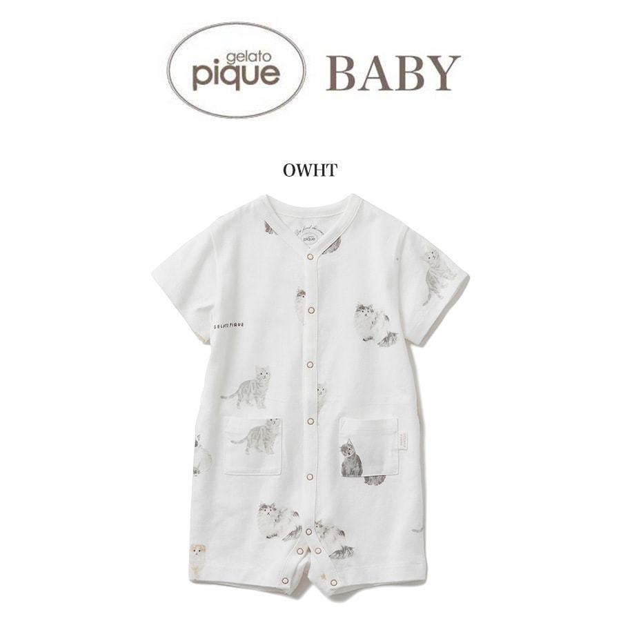 Gelato Pique Baby ジェラートピケ ベイビー 通販 Baby Catモチーフロンパース Pbco セレクトショップムー 通販 Paypayモール