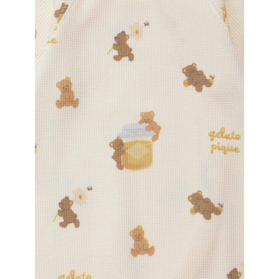 gelato pique ジェラートピケ ベビー BABY 新生児はちみつベア柄