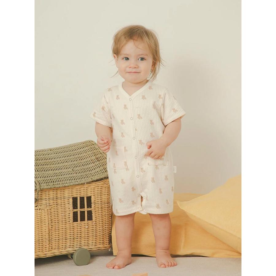 【ezumi】ジェラートピケ ベビーロンパース ボリス 楽天市場】ジェラートピケ ベビー gelato pique BABY パウダー