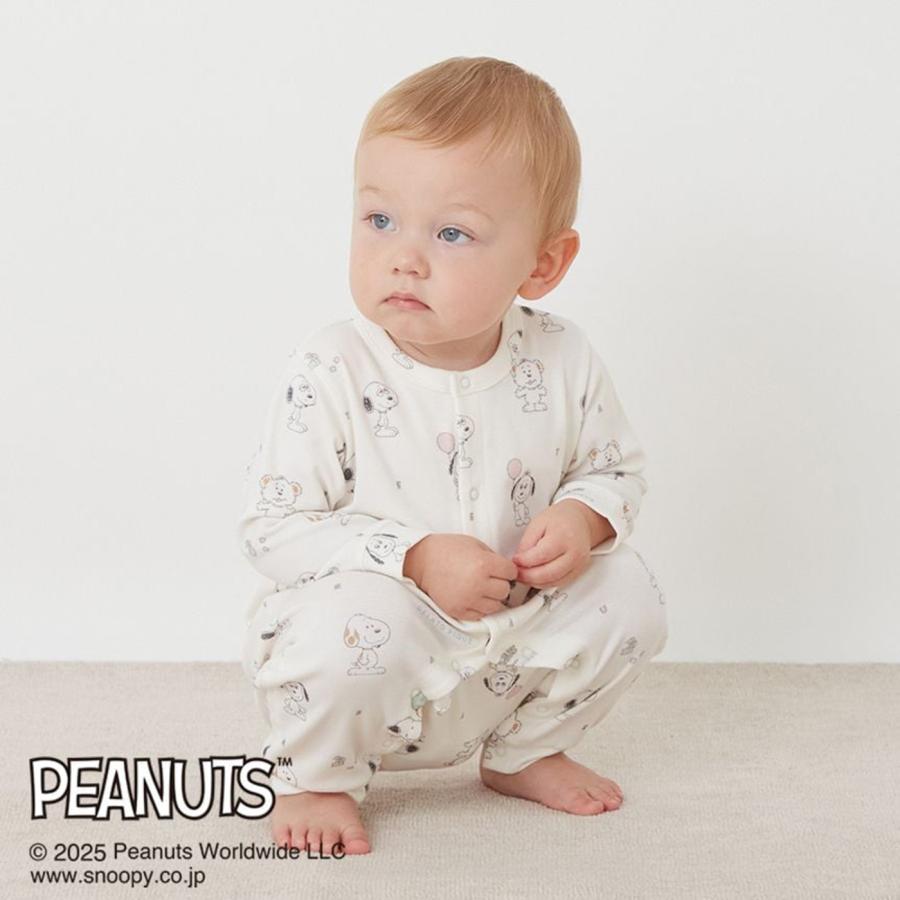 gelato pique（ジェラートピケ） ベビー PEANUTS PUPPIES BABY 総柄