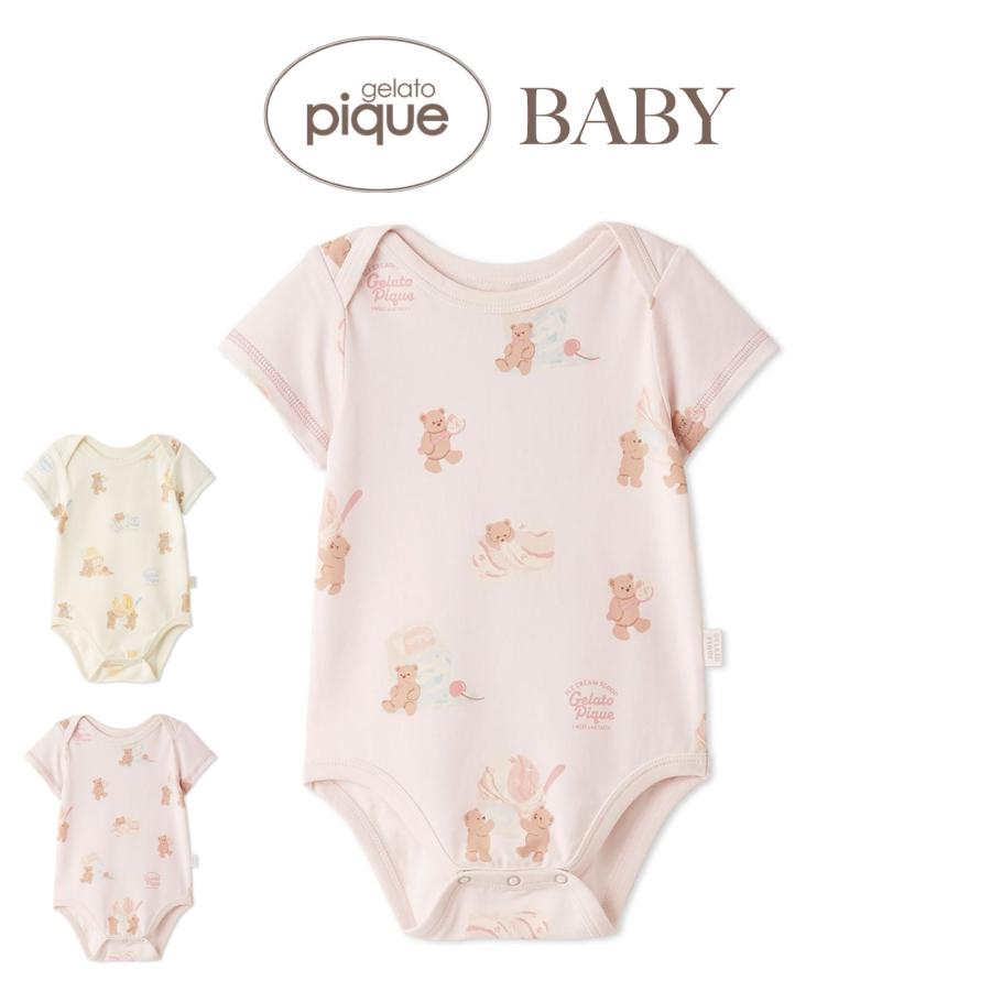 gelato pique（ジェラートピケ） ベビー BABY アイスクリームベア柄