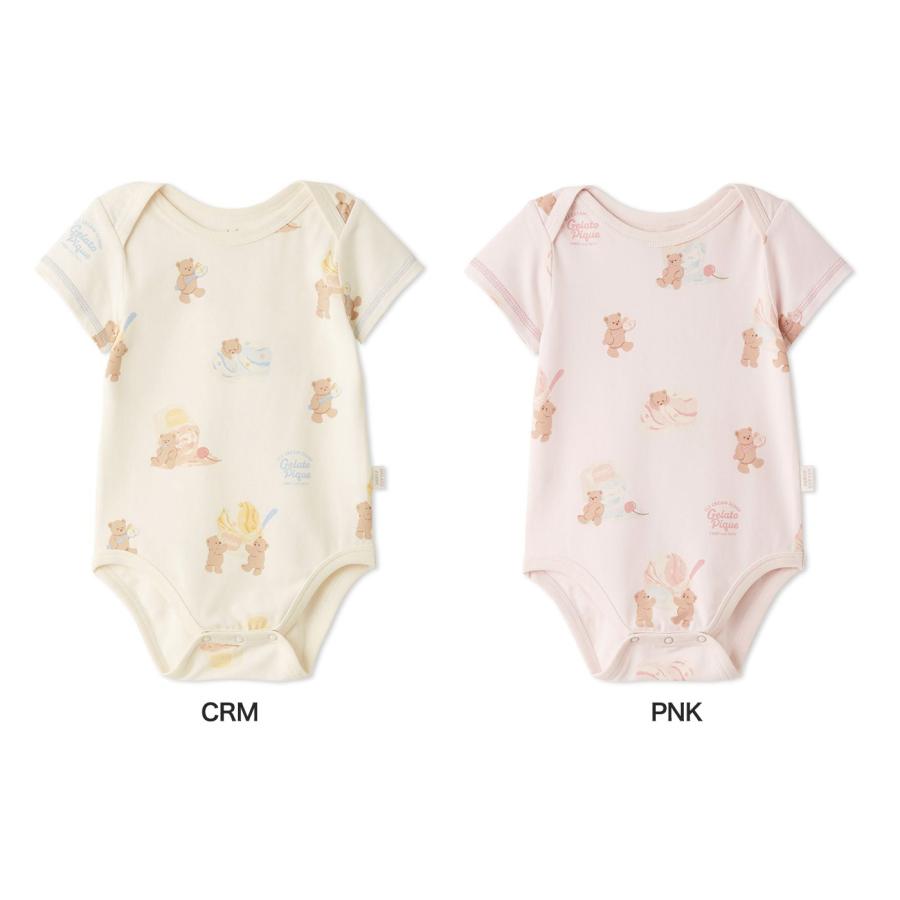 ジェラートピケ　ロンパース　セット価格　新品未使用　サイズ80-90 gelato pique（ジェラートピケ） ベビー BABY アイスクリームベア柄