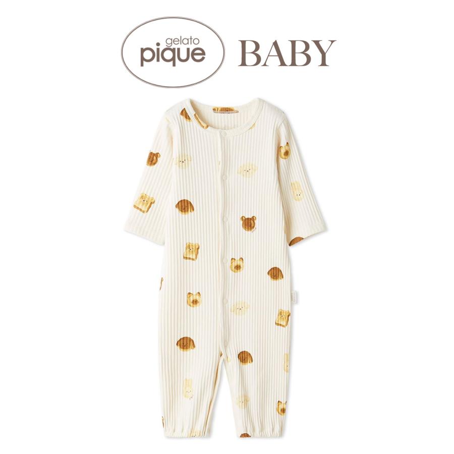 gelato pique BABY アニマルブレッド柄2WAYオール pbco264482 ジェラピケ 出産祝い 赤ちゃん ベビー服 ジェラートピケ ベビー