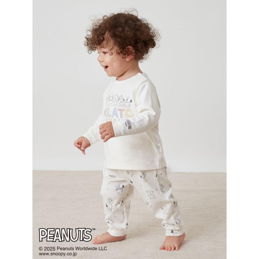 gelato pique（ジェラートピケ） ベビー PEANUTS PUPPIES BABY 総柄