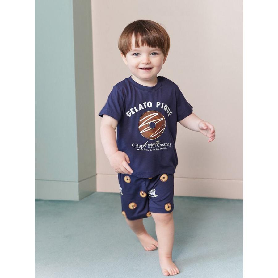 gelato pique（ジェラートピケ） SALE30%OFF ベビー BABY ドーナツ総柄