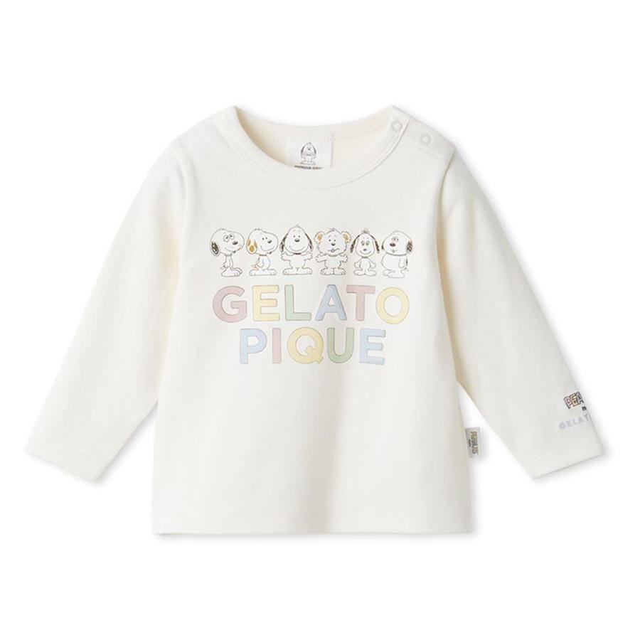 gelato pique（ジェラートピケ） ベビー PEANUTS PUPPIES ワンポイント
