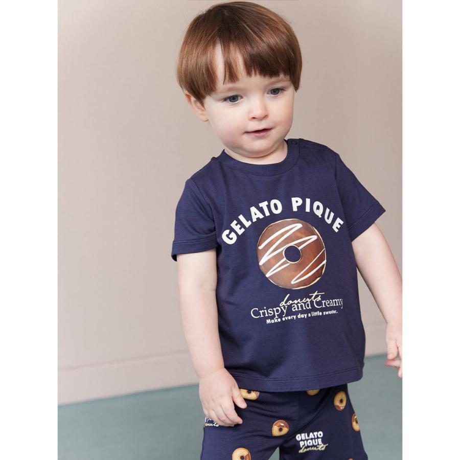 ジェラートピケ gelato pique　ドーナツベアTシャツ　新品未使用タグ付 Amazon | [ジェラート ピケ] HOMMEドーナツベアワンポイントTシャツ