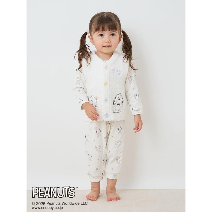 gelato pique（ジェラートピケ） ベビー BABY PEANUTS PUPPIES