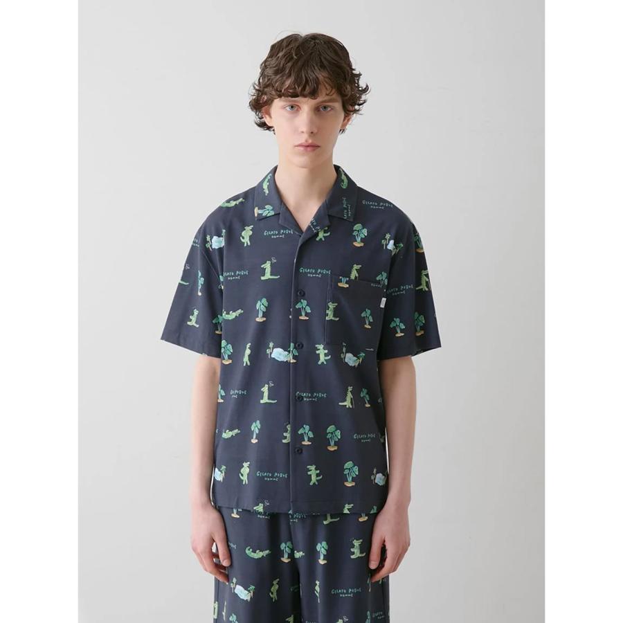 gelato pique（ジェラートピケ） SALE10%OFF オム 接触冷感 ワニ柄