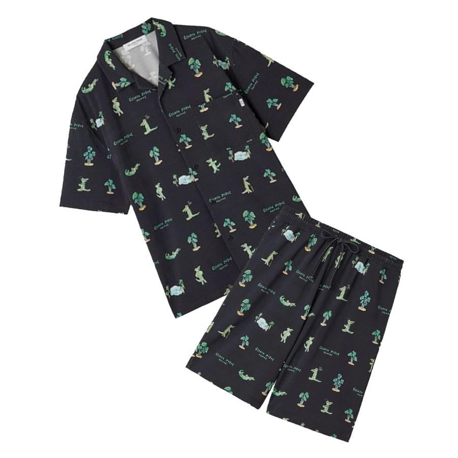 ぴけ　4足 gelato pique（ジェラートピケ） SALE10%OFF オム 接触冷感 ワニ柄