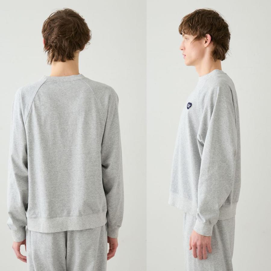 gelato pique（ジェラートピケ） オム 裏毛ハートロゴ刺繍プルオーバー
