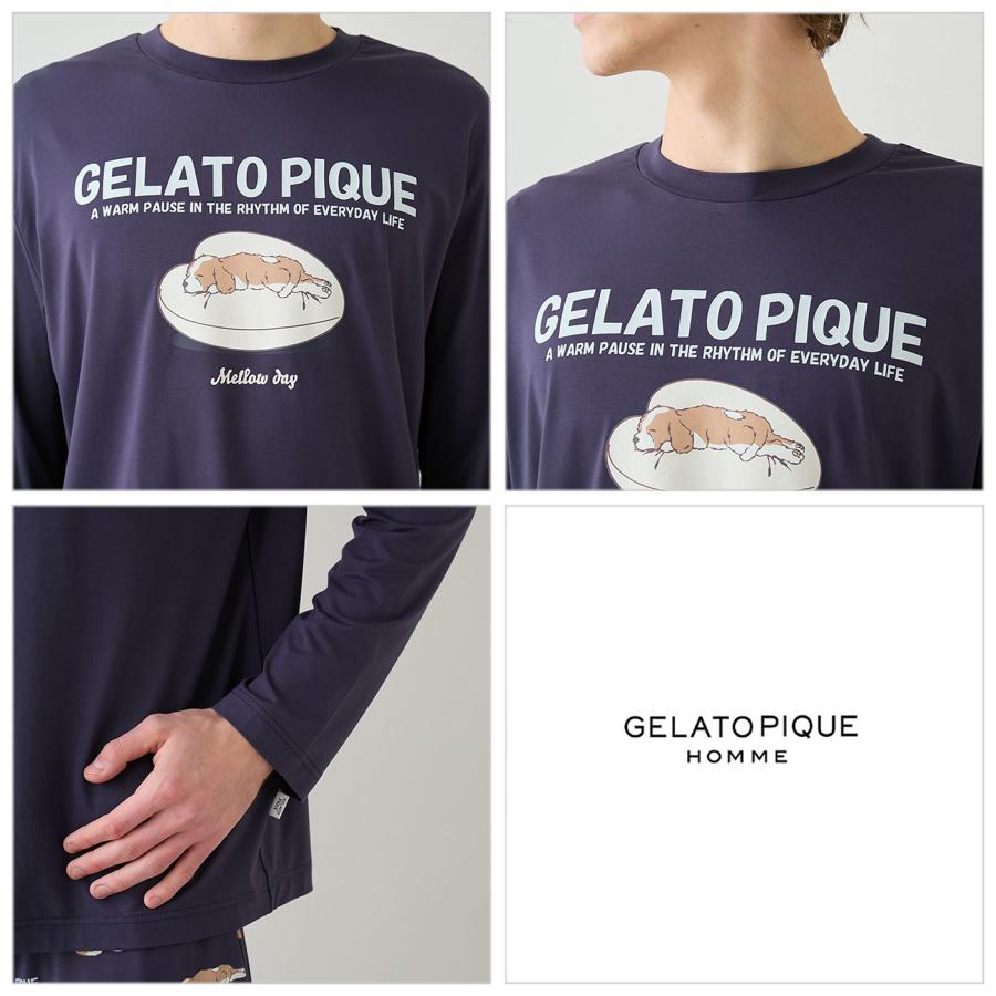 gelato pique（ジェラートピケ） オム レーヨンスリーピングドッグロン