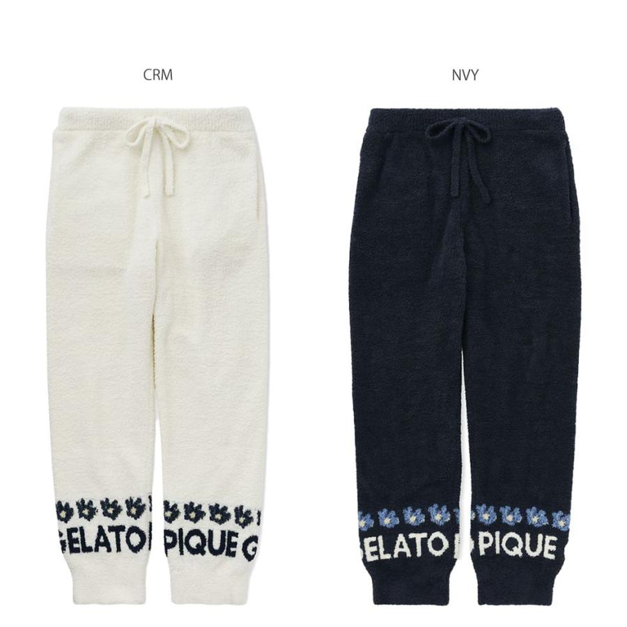 GELATO PIQUE HOMME ベビモコフラワージャガードロングパンツ phnp241930 メンズ ボトムス ジェラピケ 部屋着 ルームウェア｜selectshopmu｜04