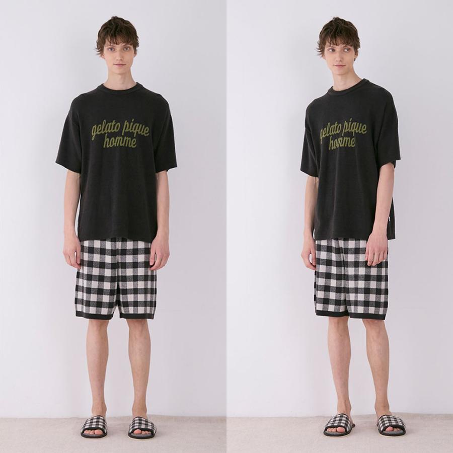 GELATO PIQUE HOMME ジェラートピケ オム ロゴプルオーバー&チェック 