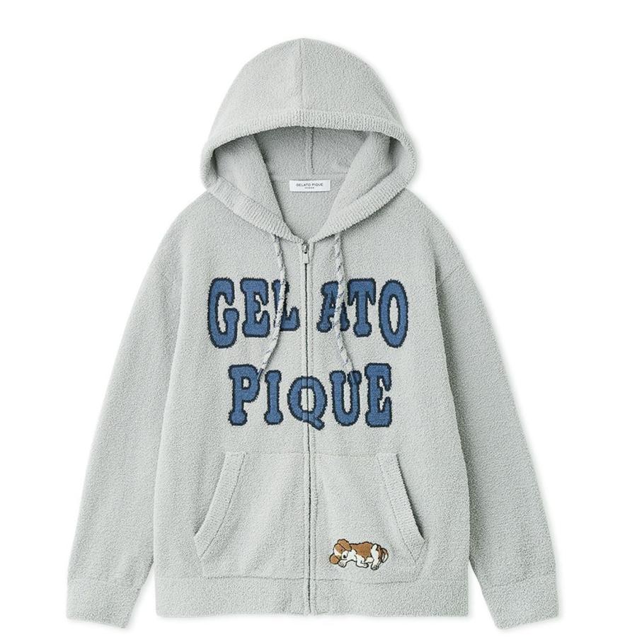 ジェラートピケ　モコモコ　ルームウェア　セット gelato pique（ジェラートピケ） オム エアリーモコスリーピングドッグ