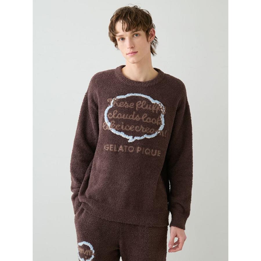 gelato pique（ジェラートピケ） オム ベビモコトークロゴプルオーバー