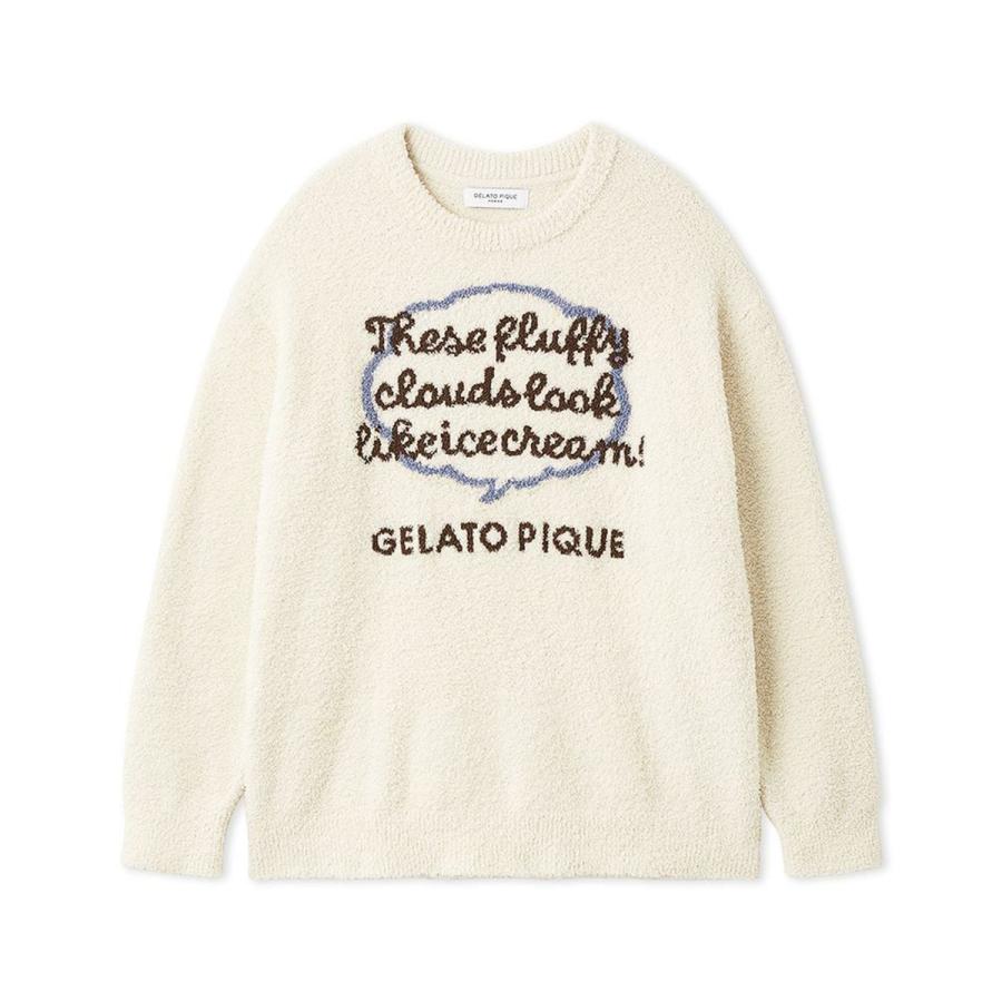 gelato pique（ジェラートピケ） オム ベビモコトークロゴプルオーバー
