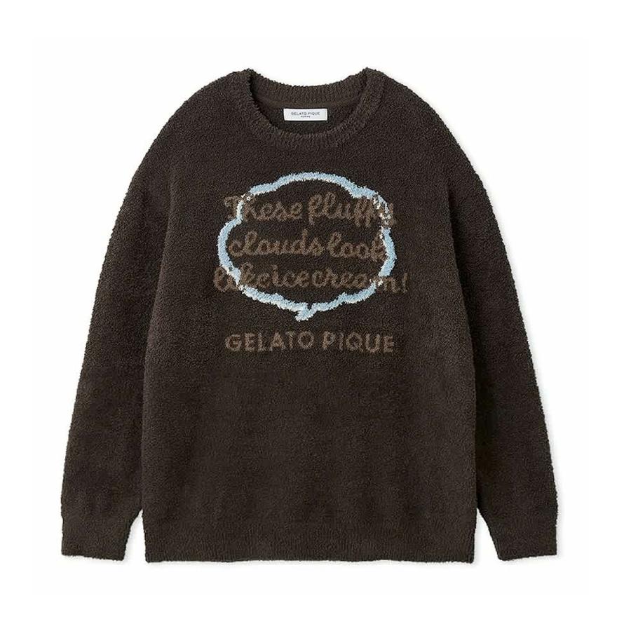 gelato pique（ジェラートピケ） オム ベビモコトークロゴプルオーバー