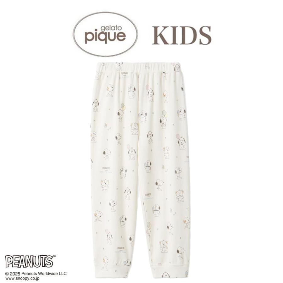 gelato pique（ジェラートピケ） キッズ KIDS PEANUTS PUPPIES 総柄