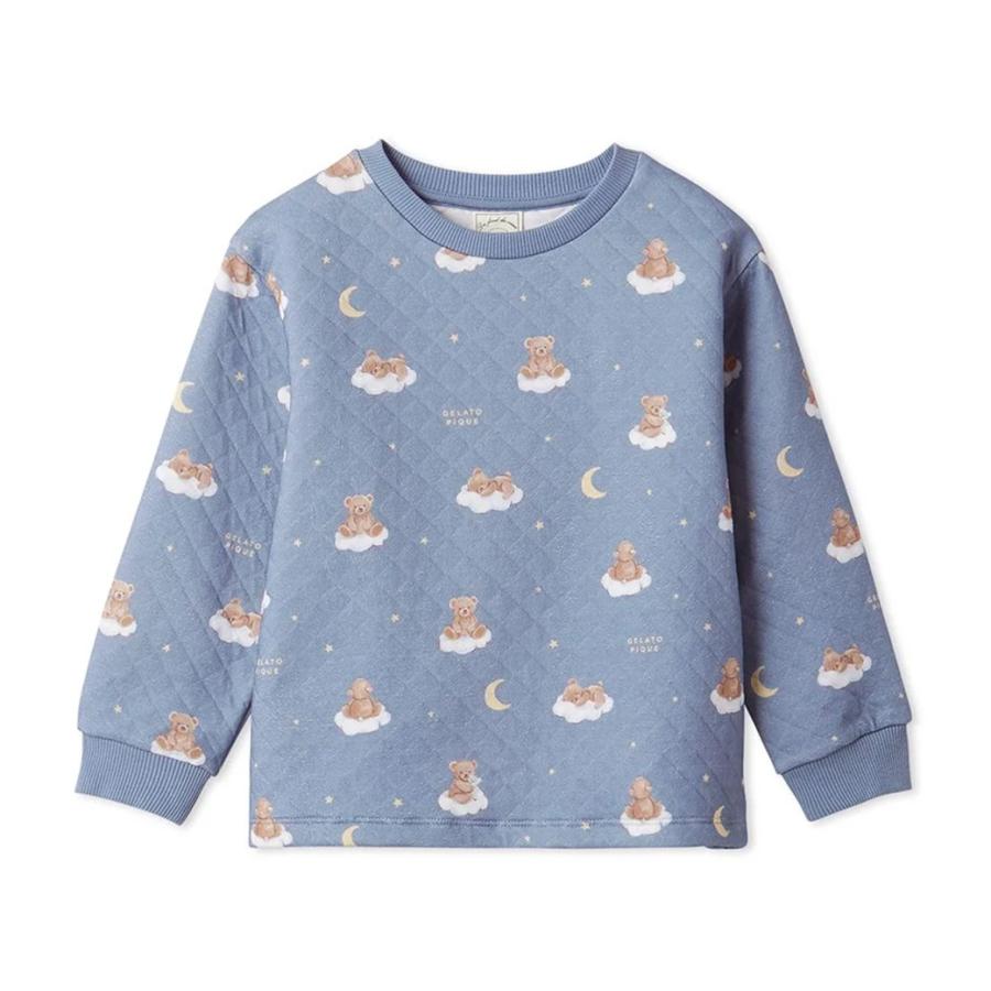 ジェラートピケ　クマ　半袖　セット　水色 ジェラートピケ クマ 半袖 セット 水色 WILDSIDE】【UNISEX