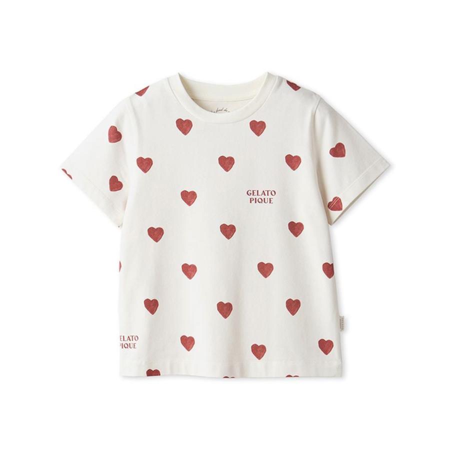 新品・タグ付き！　ｇｅｌａｔｏ ｐｉｑｕｅ　Ｋｉｄｓ　ハートモチーフセットアップ ジェラート ピケ キッズ＆ベビー GELATO PIQUE KIDS & BABY