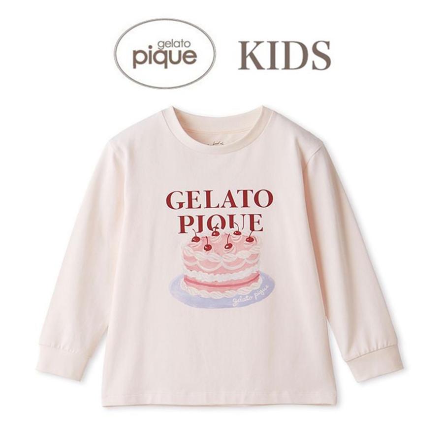 新品 ジェラートピケ HIGH CALORIEワンポイントロンT ピンク gelato pique（ジェラートピケ）の「HIGH CALORIEワンポイントロンT