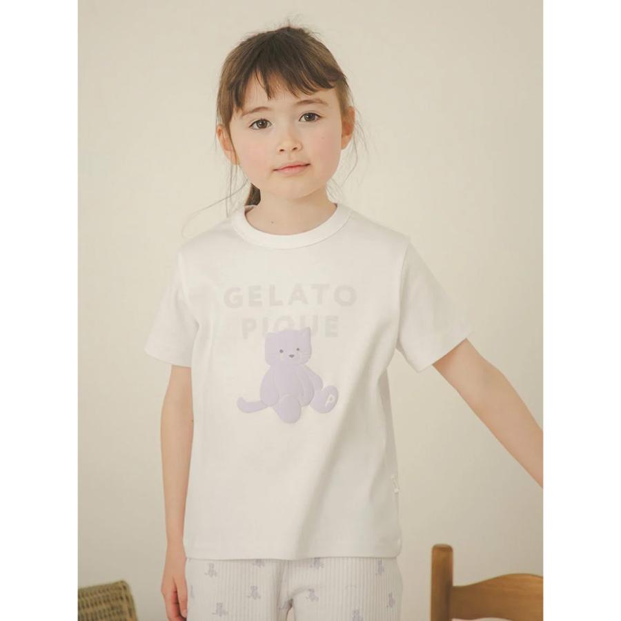 gelato pique（ジェラートピケ） キッズ kids ぬいぐるみワンポイントT