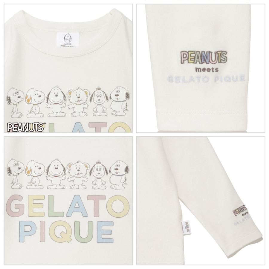 gelato pique（ジェラートピケ） キッズ KIDS PEANUTS PUPPIES ワン