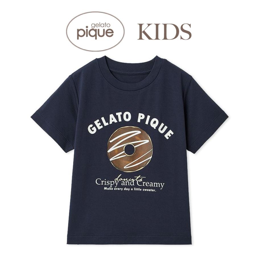 gelato pique（ジェラートピケ） キッズ KIDS ドーナツワンポイント