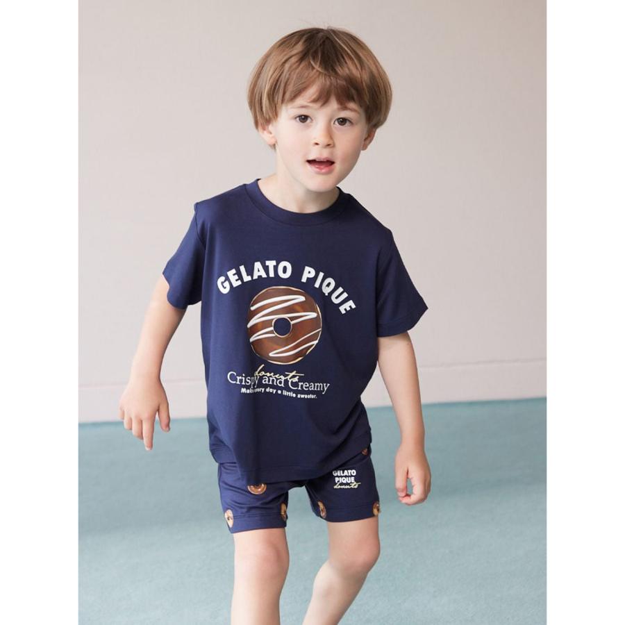 gelato pique（ジェラートピケ） キッズ KIDS ドーナツワンポイント