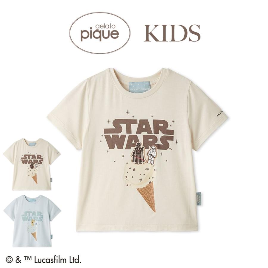 gelato pique（ジェラートピケ） キッズ KIDS STAR WARS ワンポイントT