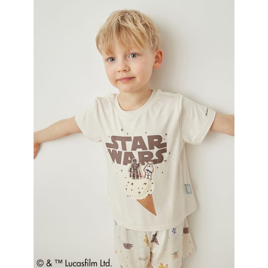 ☆週末限定値下☆新品ジェラピケ【STAR WARS】Tシャツ&ロングパンツセット gelato pique（ジェラートピケ） キッズ KIDS STAR WARS ワンポイントT