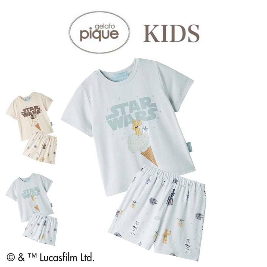 gelato pique（ジェラートピケ） キッズ KIDS STAR WARS ワンポイントT
