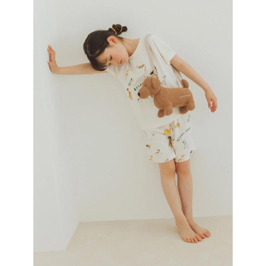 gelato pique kids ジェラートピケ キッズ KIDS エアモコDOGショルダーバッグ pkgb242608 ジェラピケ BAG 手提げ 子供用 通園｜selectshopmu｜09