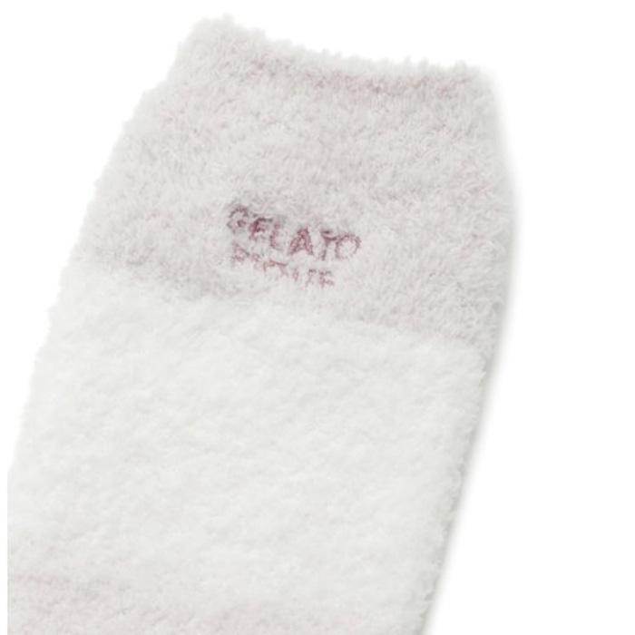 Gelato Pique Kids ジェラートピケ 通販 Kids ベビモコ ブロックボーダー Kids レッグウォーマー Pkgs4726 子供 冷房対策 靴下 セレクトショップムー 通販 Paypayモール