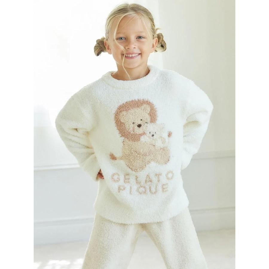 gelato pique（ジェラートピケ） キッズ アニマルプルオーバ&ロング