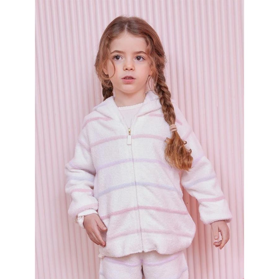 新品！ジェラートピケ　スムーズィーボーダーパーカー　セットアップ ウォッシャブルスムーズィーボーダーパーカ(パーカ)｜ルーム