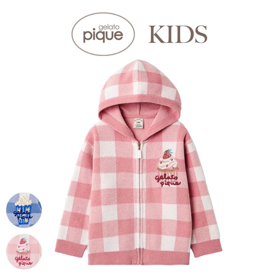 gelato pique（ジェラートピケ） キッズ エアリーモコギンガムチェック