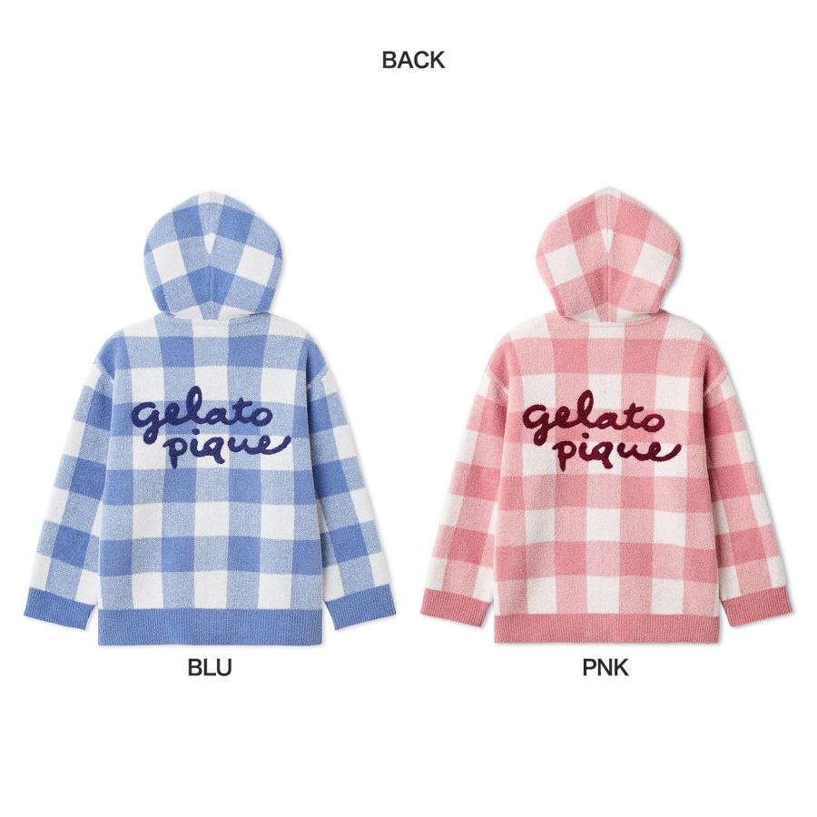 gelato pique（ジェラートピケ） キッズ エアリーモコギンガムチェック