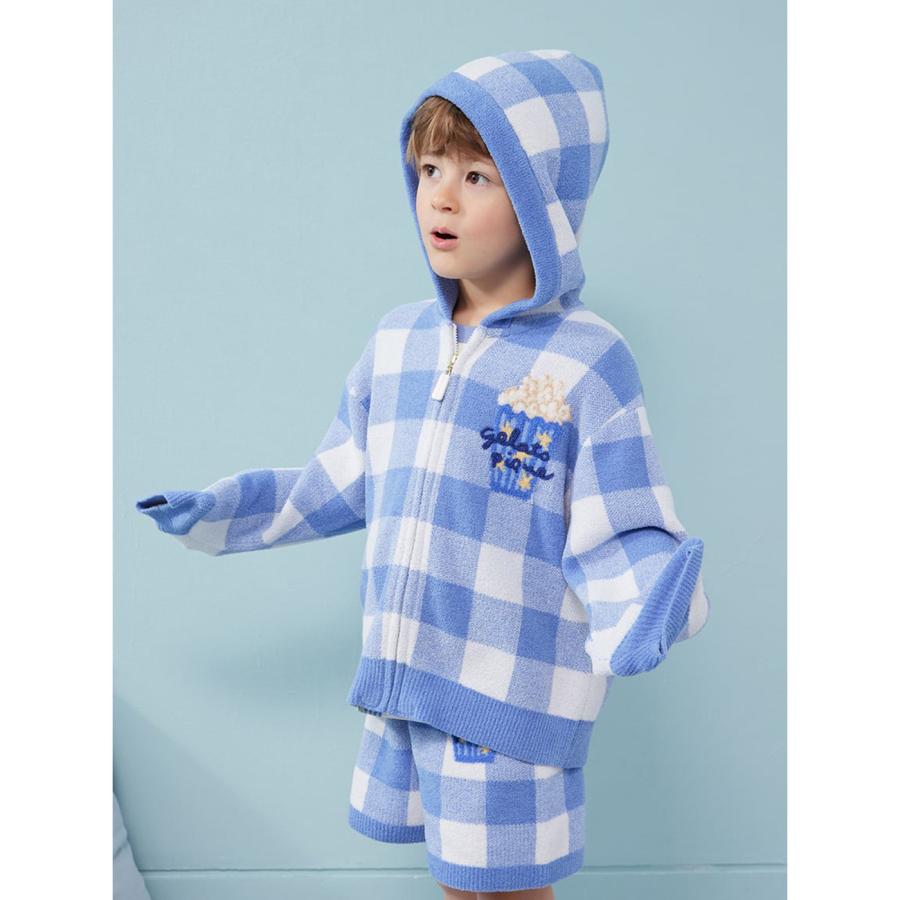 gelato pique（ジェラートピケ） キッズ エアリーモコギンガムチェック